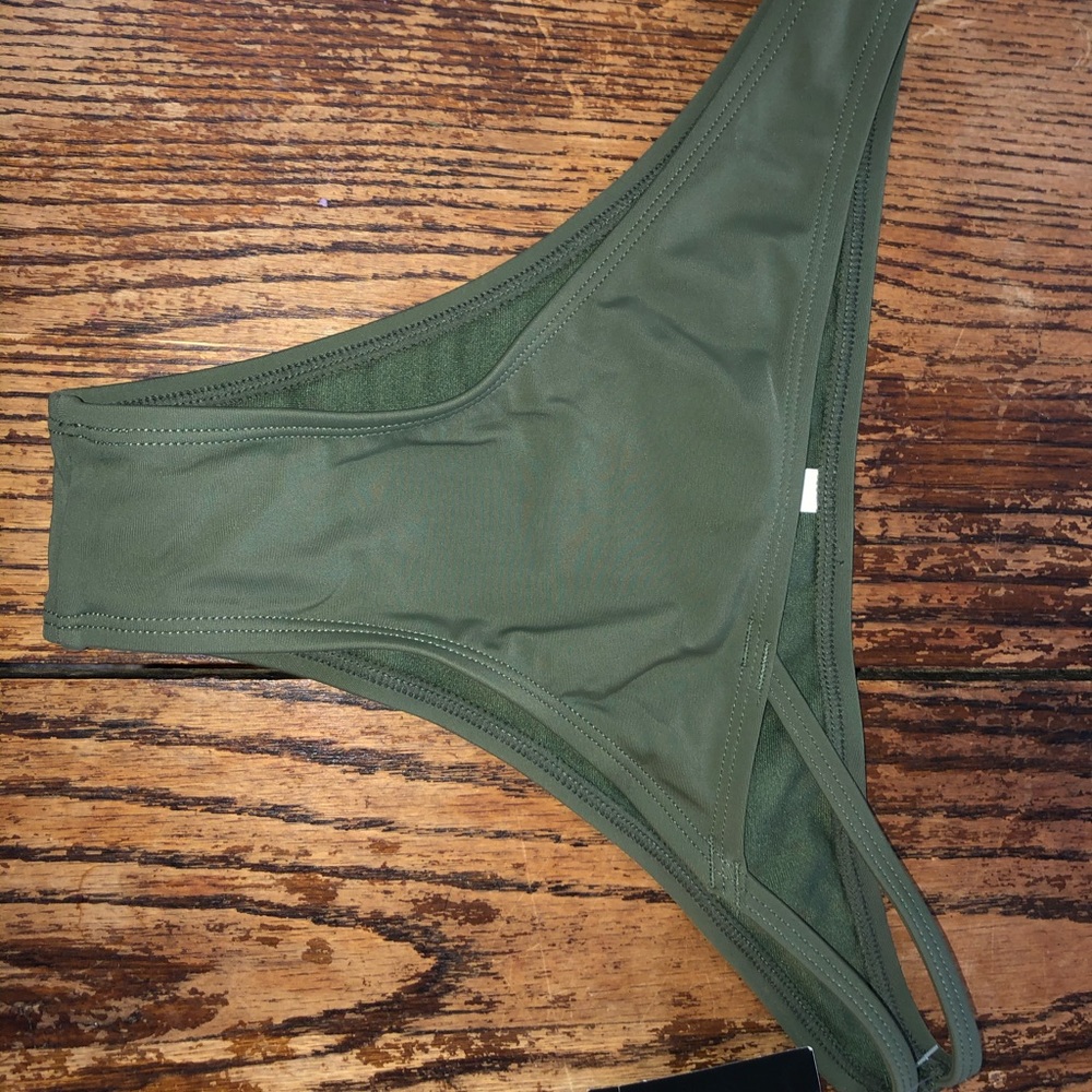 Olive Green Swim Bottoms